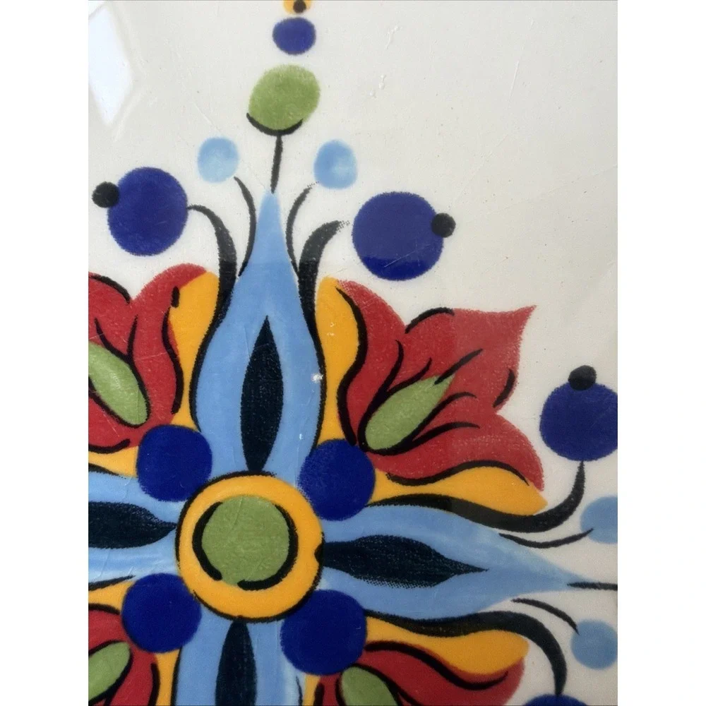 Handcrafted Espana Lifestyle San Marino Dinner Plate 11.25'' SomeScratches…..